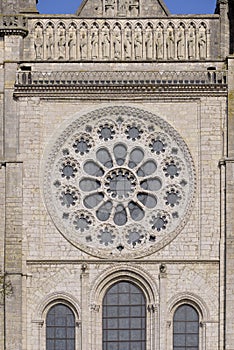 Cathedral of Chartres in France photo