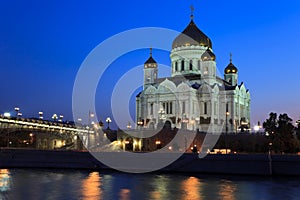 Cathedral of Christ the Savior in Moscow, Russia photo