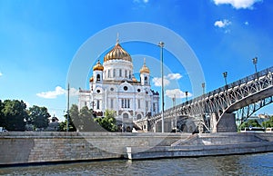 Cathedral Of Christ The Savior and the Patriarchal bridge