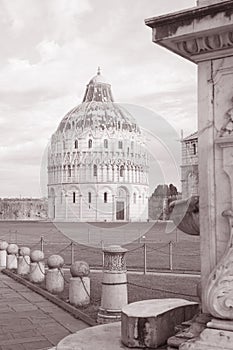 Cathedral Church Baptistry; Pisa; Italy