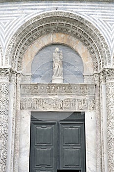 Cathedral Church Baptistry in Pisa; Italy