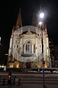 Cathedral Church at Federation Square Melbourne