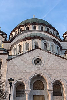 Cathedral Church of Saint Sava in city of Belgrade, Serbia