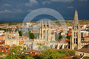 Cathedral in the city of Burgos, Castilla-Leon,