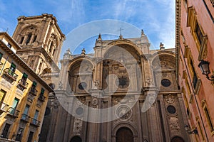 Cathedral of the city of Granada in Andalucia, Spain photo