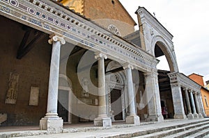 Cathedral of Civita Castellana. Lazio. Italy.