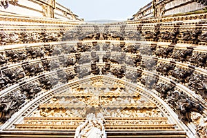 The cathedral of Cologne detail