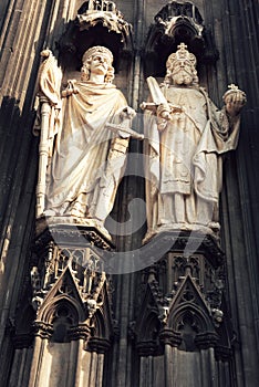 The cathedral of Cologne detail