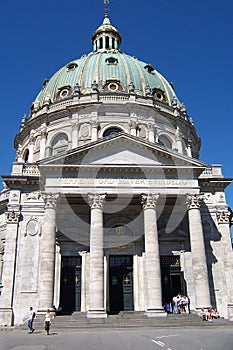 Cathedral columnar facade.