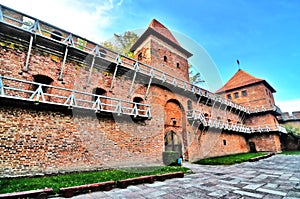 The cathedral complex on a hill in Frombork, Poland