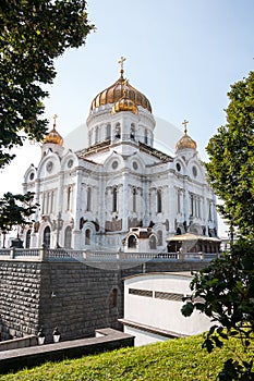 Cathedral of Crist The Savior in Moscow, Russian Federation