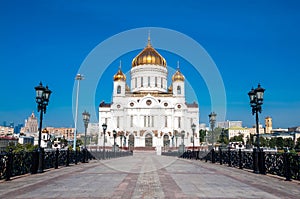 Cathedral of Crist The Savior in Moscow, Russian Federation