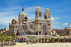 Cathedral de la Major in Marseille, France photo
