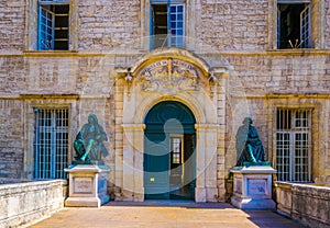 Cathedral de Saint Pierre in Montpellier, France