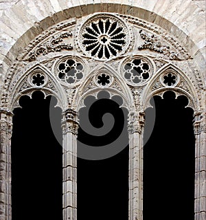 Cathedral decorative window