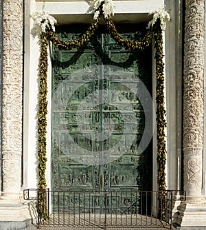 Cathedral Door in Pisa
