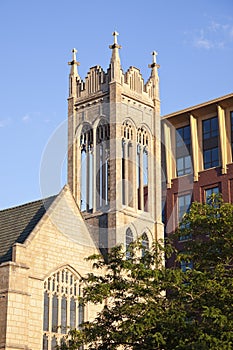 Cathedral in downtown of Madison