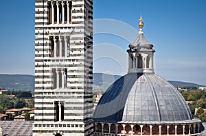 Cathedral Duomo of Tuscan city Siena