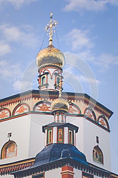 The Cathedral of the Epiphany of the Lord. Orthodox Church, Catholic Church. Irkutsk, Siberia, Russia