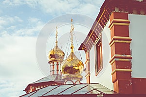 The Cathedral of the Epiphany of the Lord. Orthodox Church, Catholic Church. Irkutsk, Siberia, Russia