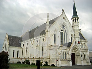 Cathedral exterior details in New Zealand