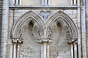 Cathedral Facade in Ely, Cambridgeshire