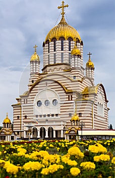 Cathedral in Fagaras is arhitectural landmark