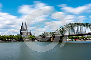 Cathedral and Hohenzollern bridge