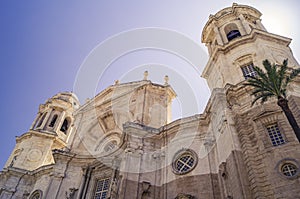 Cathedral of the Holy Cross in Cadiz Andalusia Spain photo