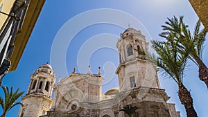 Cathedral of the Holy Cross in Cadiz, Andalusia, Spain photo