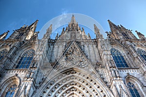 Cathedral of the Holy Cross and Saint Eulalia, Barcelona, Spain photo