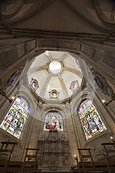 Cathedral inside Cupula and Vitrals