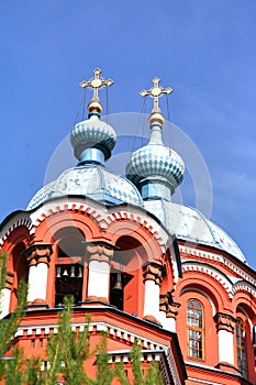 Cathedral of the Kazan Icon of the Mother of God in irkutsk city, Russia