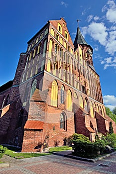 Cathedral of Koenigsberg, Gothic of the 14th century. Kaliningra