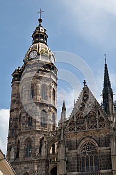 Cathedral in Kosice city. photo