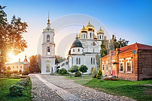 Cathedral of the Kremlin in Dmitrov and the bell tower