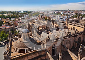 Cathedral La Giralda at Sevilla Spain photo
