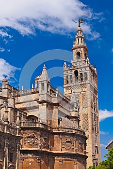 Cathedral La Giralda at Sevilla Spain