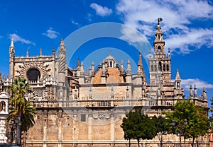 Cathedral La Giralda at Sevilla Spain