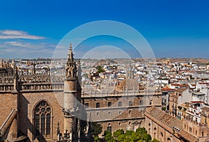 Cathedral La Giralda at Sevilla Spain photo