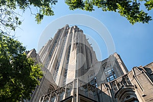 Cathedral of Learning building at the University of Pittsburgh