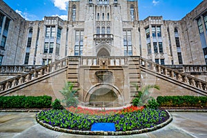 The Cathedral of Learning at the University of Pittsburgh, in Pittsburgh, Pennsylvania