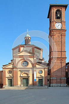 Cathedral of legnano city in italy, picture taken on 31st january 2016