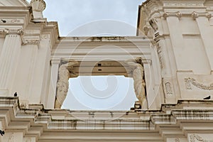 Cathedral from Leon Nicaragua is missing its bell.