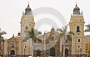 Cathedral of Lima at main square. photo