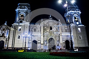 Cathedral of Lima in the main square photo