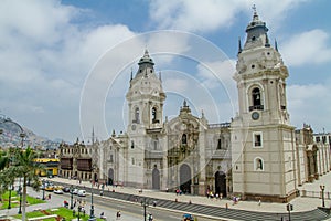 Cathedral of Lima in Peru photo