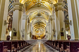 Cathedral of Lima in Peru photo