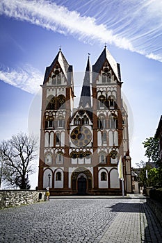 the cathedral of limburg an der lahn in germany