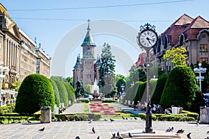 The cathedral located in Timisoara, very old but very beautiful